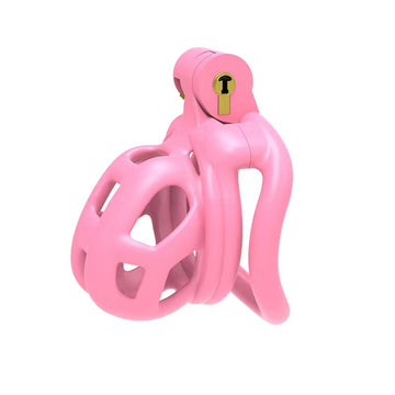 Pink Micro Cobra 2.0 Chastity Device Kit (1.97 inches)